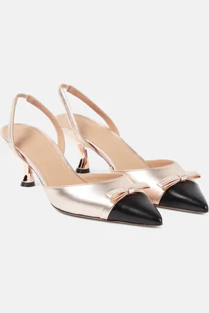 MALONE SOULIERS Bernadette leather slingback pumps