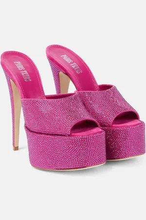 PARIS TEXAS Marina embellished platform sandals