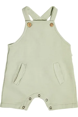 1+ IN THE FAMILY Baby Luke cotton jersey playsuit