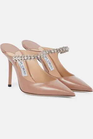 Jimmy Choo Bing 100 patent leather mules