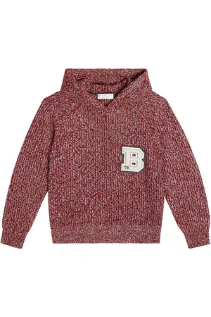 Brunello Cucinelli Wool, cashmere, and silk hoodie