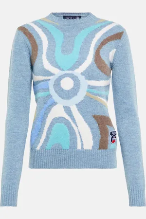 Puccini X Fusalp intarsia wool cardigan
