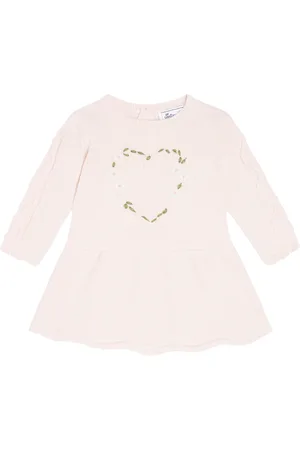Tartine Et Chocolat Baby embroidered wool-blend dress