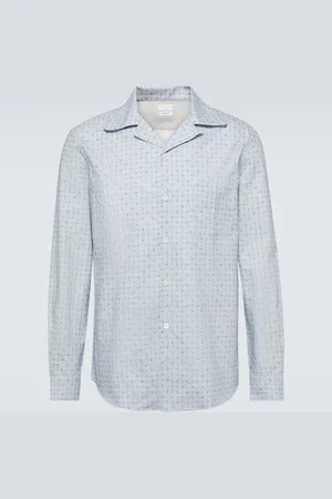 Brunello Cucinelli Printed cotton shirt