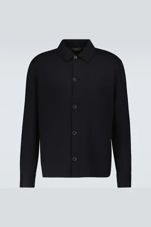Loro Piana Whitney cotton, silk, and cashmere overshirt