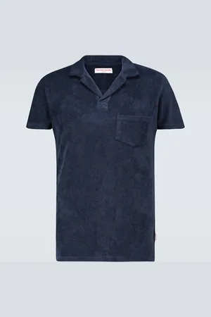 Orlebar Brown Terry toweling cotton polo shirt