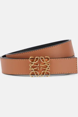 Loewe Anagram reversible leather belt