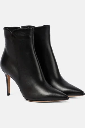 Gianvito Rossi Levy 85 leather ankle boots