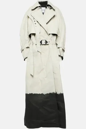 The Attico Coated denim trench coat