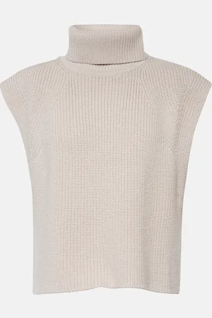 Marant Etoile Megan turtleneck wool sweater vest