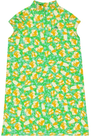 The Animals Observatory Swallow printed cotton tunic dress