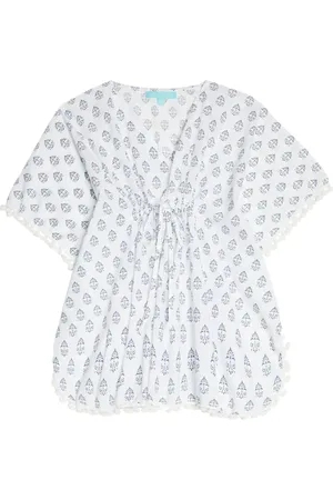 Melissa Odabash Sharize printed cotton kaftan