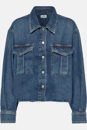 AGOLDE Nyx cropped denim shirt