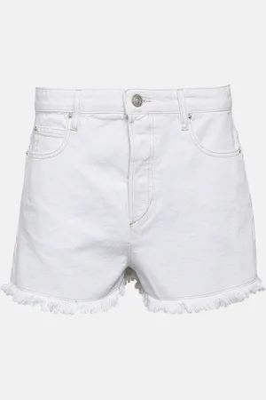 Isabel Marant Lesia mid-rise denim shorts