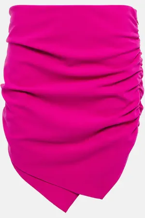 The Attico Hatty ruched miniskirt
