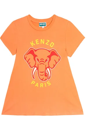 Kenzo Printed cotton jersey T-shirt dress