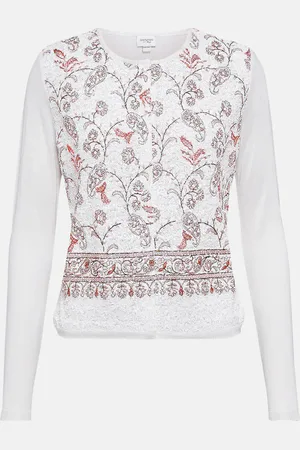 Giambattista Valli Embroidered cashmere and silk cardigan
