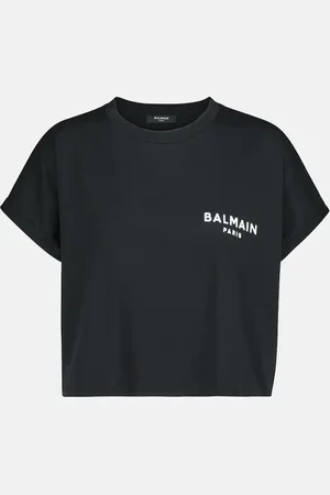 Balmain Logo cotton jersey T-shirt