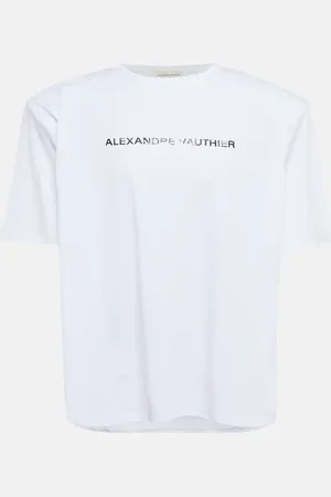 ALEXANDRE VAUTHIER Logo cotton jersey T-shirt