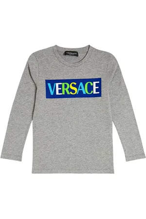 VERSACE Logo cotton jersey T-shirt