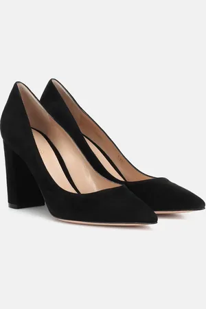 Gianvito Rossi Piper 85 suede pumps