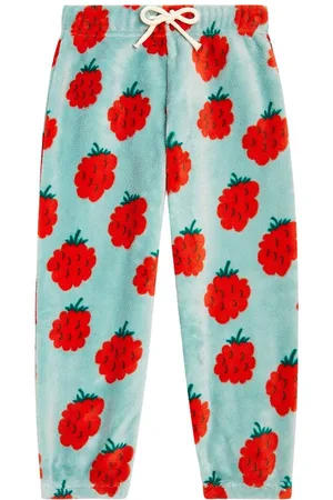 Tiny Cottons Raspberries fleece sweatpants