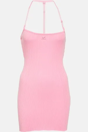 Courrèges CourrÃ¨ges Ribbed-knit minidress