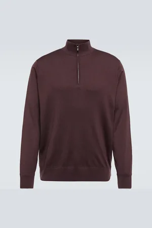 Loro Piana Mezzocollo Balfour cashmere, wool, and silk sweater