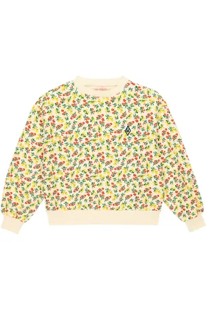 The Animals Observatory Bear floral cotton sweatshirt