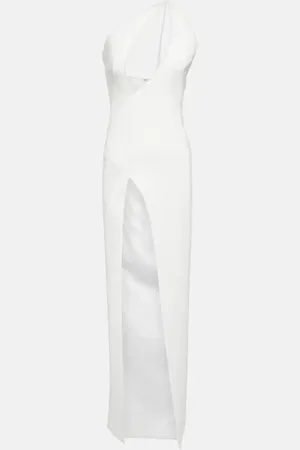 Monot MÃ´not One-shoulder keyhole gown