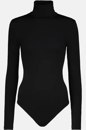 Wolford Colorado cotton-blend turtleneck bodysuit