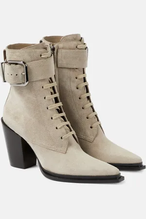 Jimmy Choo Myos 80 suede lace-up boots