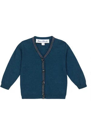 Tartine Et Chocolat Baby linen and cotton cardigan