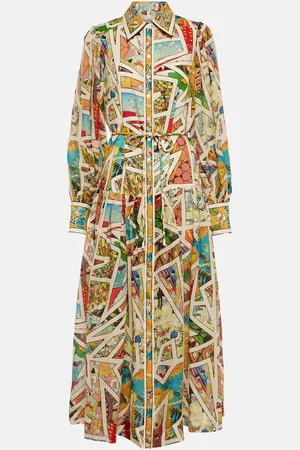 ALÉMAIS AlÃ©mais Star Man linen shirt dress