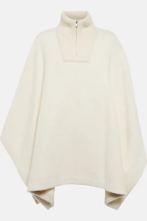Loro Piana Britney cashmere and silk poncho