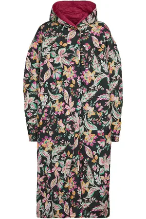 Marant Etoile Dean reversible floral raincoat