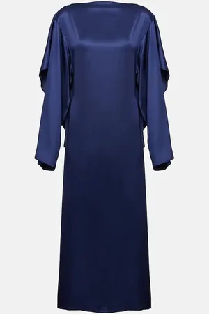 Maison Margiela Draped satin midi dress
