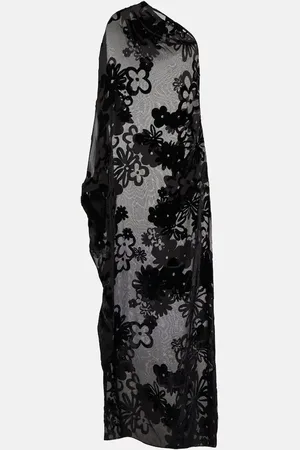 Tom Ford One-shoulder floral kaftan