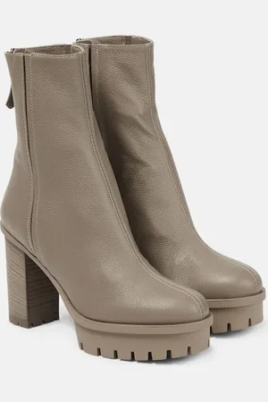Aquazzura Francoise leather ankle boots
