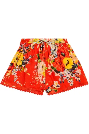 ZIMMERMANN Alight floral cotton shorts