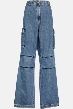 COPERNI Wide-leg denim cargo pants