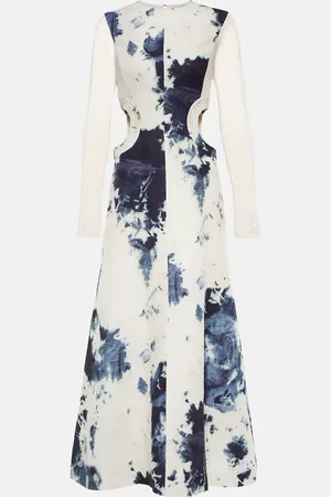 Chloé ChloÃ© Tie-dye cutout midi dress