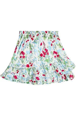 Tartine Et Chocolat Floral cotton skirt