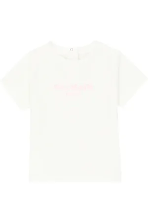 Balmain Baby logo cotton jersey T-shirt