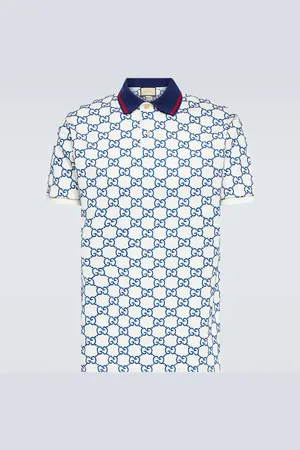 Gucci GG cotton-blend polo shirt