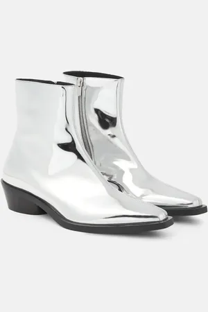 Proenza Schouler Bronco metallic ankle boots