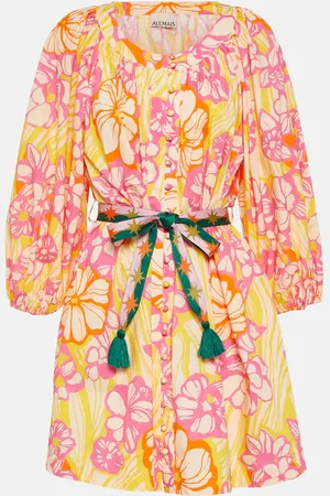 ALÉMAIS AlÃ©mais Floral cotton minidress