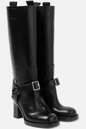 Burberry Stirrup leather knee-high boots