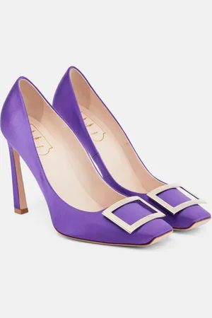 Roger Vivier Trompette satin pumps
