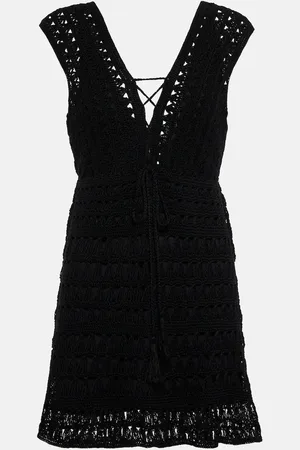 ANNA KOSTUROVA Jennifer crochet cotton minidress